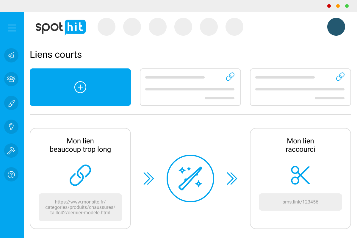 Création de liens courts